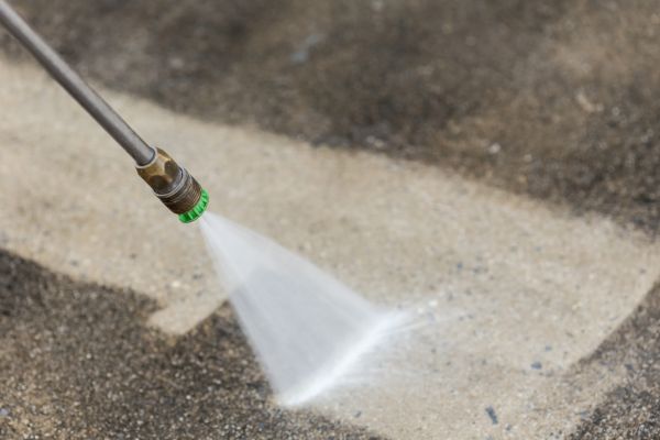 Garage Floor Power Washing